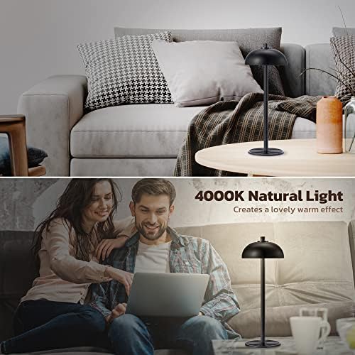 2 Pack Cordless Table Lamp Rechargeable, 5000mAh Battery Table Light - Image 3