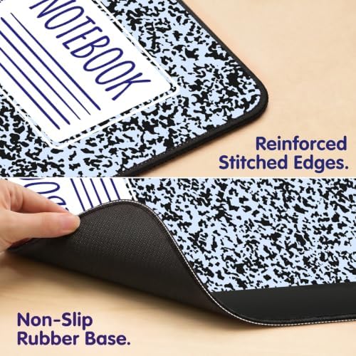 Notebook Mouse Pad, 35.4x15.7in, Large Desk Mat for Office Gaming - Image 6