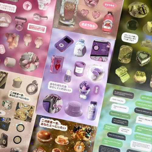 Japanese Sticker Book for Scrapbook Supplies, Cute Stickers for Journaling - Image 5