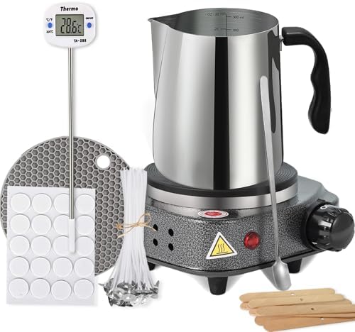 BBAXI Candle Making kit with Hot Plate with Anti-hot and Wax Melter by BBAXI