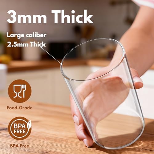 5 Pack MultiSize Glass Jar with Lid, Coffee Storage Canister for Candy - Image 5