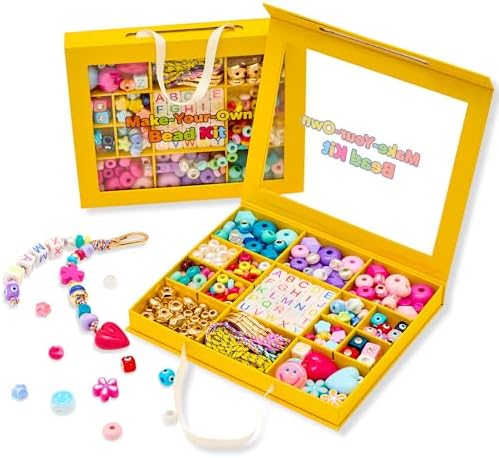 RepaTime DIY Beaded Bag Charm Kit for Women with Keychain Crafts by RepaTime