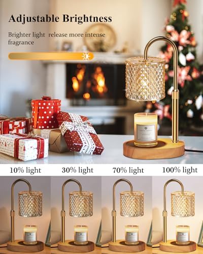 Candle Warmer Lamp with Timer Dimmer Adjustable Height for New Home Decor, Birthday Gifts for Women,Candle Warmer for Women Mom Christmas Mother's Day Gfit - Image 2