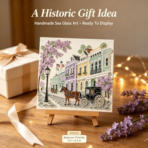 Timeless American Destinations Sea Glass Art Kit 5D Craft Mosaic (Style6) - Image 4