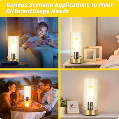Table Lamp for Bedroom Living Room, Bedside Modern Nightstand Lamp - Image 6