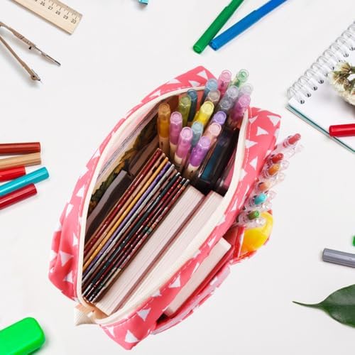 Multiple Pockets Portfolio Organizer with Zipper,Makeup Bag Pencil Pouch - Image 3