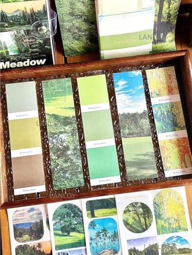 ATIRAMANIYA 346pcs Journal Supplies Kit Vintage Scrapbook Stickers Art Journaling Bullet Junk Journal Planners DIY Decoration Paper Stickers Craft Kits Notebook Collage Album (Meadow) - Image 4