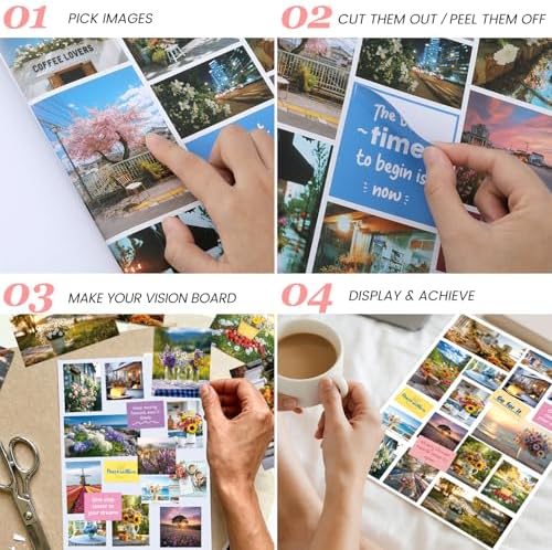 Sawnfay Vision Board Book - 2027 Vision Board Sticker Book - Image 3