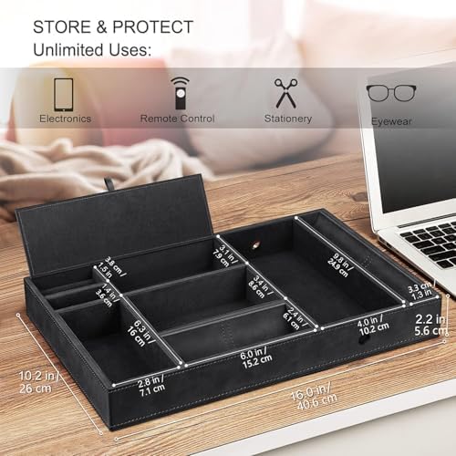 SITHON Valet Tray Desktop Organizer Catchall EDC Tray - Image 6