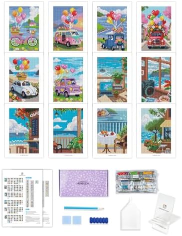 forever young Minigem Sea Echo & Dream Journey Diamond Art Kits, 5x7in Card by FOREVERYOUNG