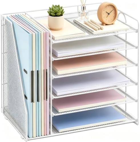 gianotter 6-Tier Paper Organizer With Magazine Holder by gianotter