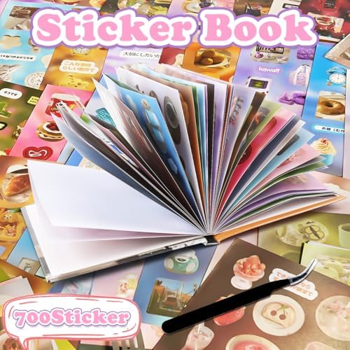 700Pcs Japanese Sticker Book for Journaling Adult, Cute Scrapbook Stickers - Image 6