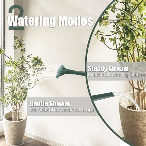 1.8L Watering Can, Watering Can Indoor Plants, Long Spout Small Water Can - Image 4