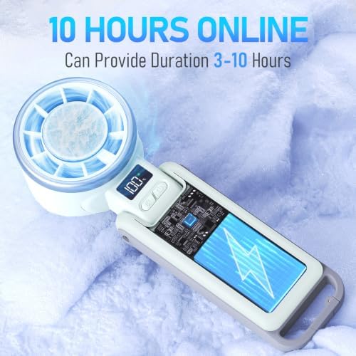 PlayHot Portable Handheld Cooling Fan, Travel Essentials, Gifts for Women - Image 5