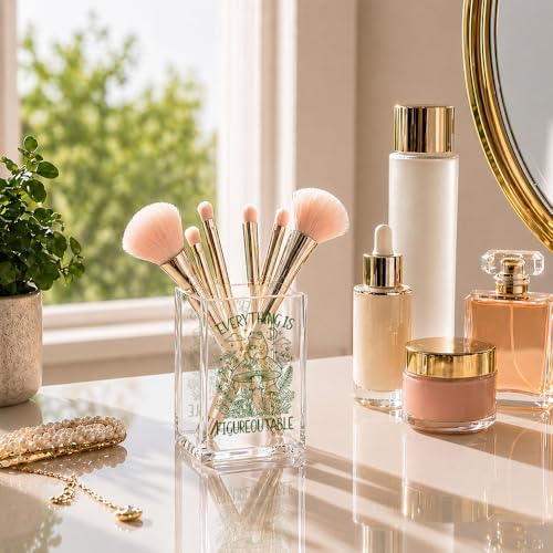 Everything Is Figureoutable Acrylic Pen Holder Cup Gifts For Women - Image 5