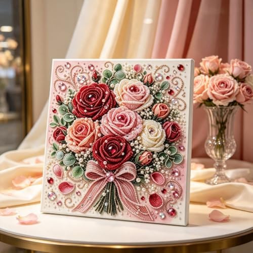 DIY Pearl Art Kit for Adults (Roses) - Image 3
