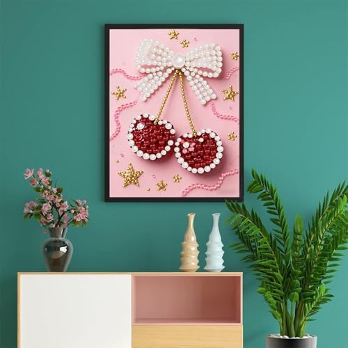 HITO Cherry Pearl Diamond Painting Kits for Adults Pearl Diamond Art Kits - Image 4