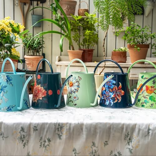 2L Long Spout Watering Can, Stainless Steel (Lilium Brownii) - Image 7