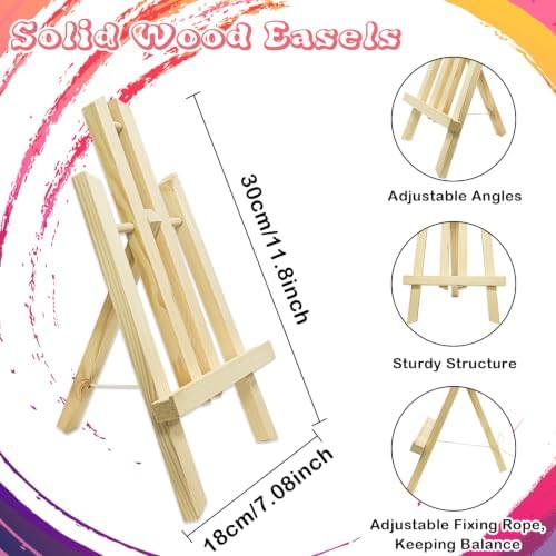 4 Pack Sip and Paint Kit for Adults Pre Drawn Canvas for Painting - Image 4