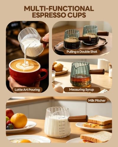 6 OZ Espresso Cups, Espresso Accessories, Espresso Shot Cups, 2 PCS - Image 7