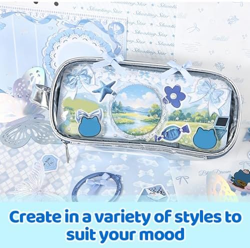 BDKMMS Scrapbooking Decoration Kit for Adults, Scrapbook Supplies & Aesthetic Journaling Accessories Set for DIY Project - Image 3