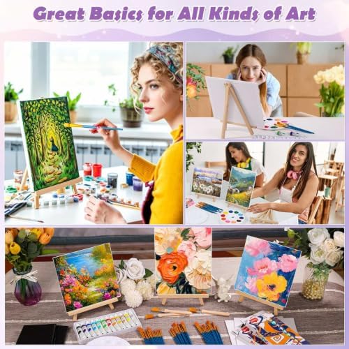 84 Pcs Sip and Paint Kit for Adults, Couples Painting Kit Date Night - Image 5