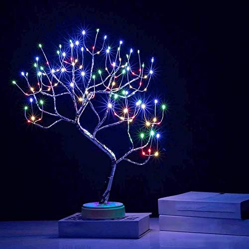 20" 108 LED Tabletop Bonsai Tree Light, Sparkly Fairy Spirit Tree Lights by PXBNIUYA