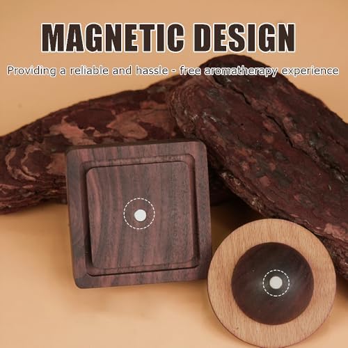 Ouliget Wood Essential Oil Diffuser,Planet Walnut Aroma Therapy,Passive Diffuser for Desk Table Home Office Car Wardrobe Yoga Hall and SPA, Thoughtful Gifts for Yoga Meditation - Image 4