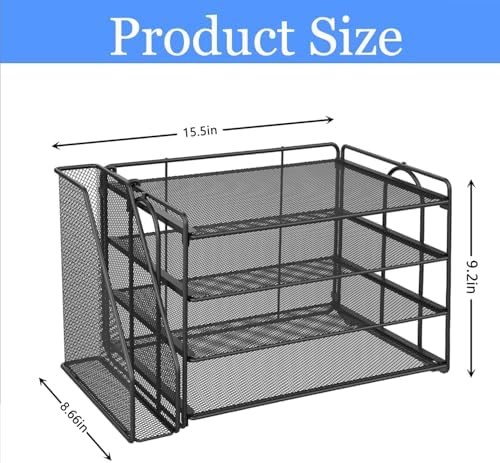 gianotter 4-Tier Paper Organizer With Magazine Holder - Image 5