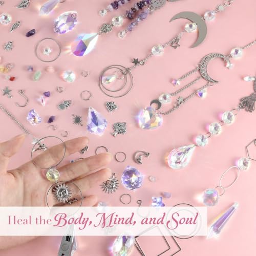 Zefy 500 Pcs DIY Suncatcher Kit, Crystal Art and Crafts for Adults - Image 6