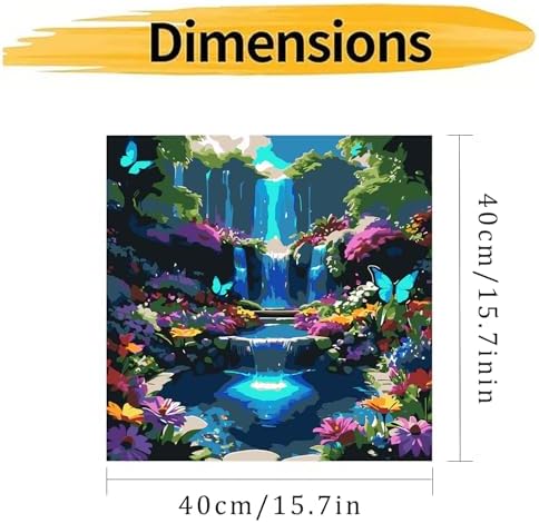 Landscape Scenery Paint by Numbers Kit for Adults Beginner 16X16 inch - Image 5