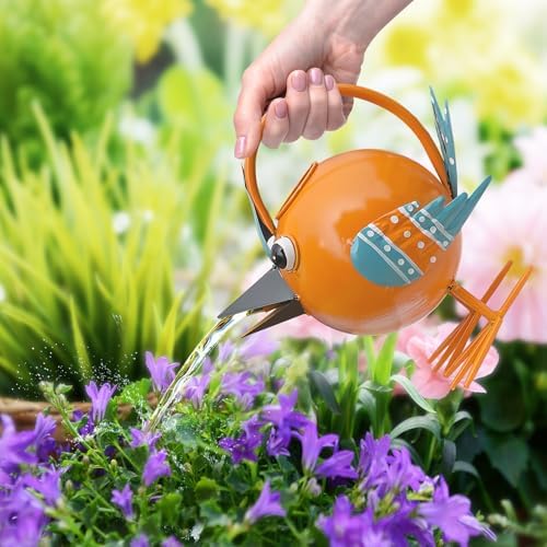 Metal Cute Bird Watering Can,Watering Can Indoor/Outdoor Plants - Image 4