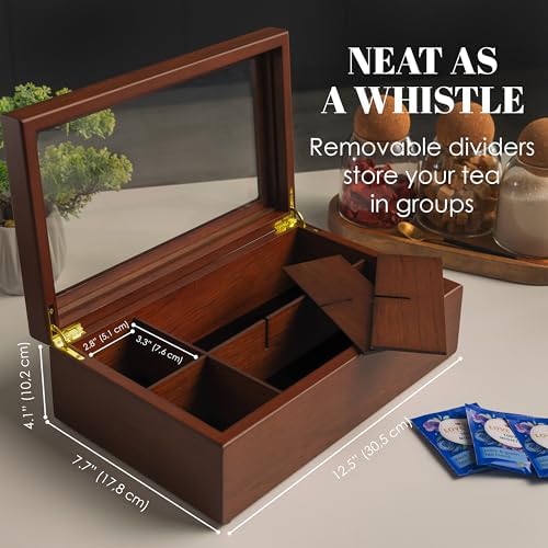 Tea Box - Luxury Wooden Tea Bag Organizer from The Apace Premier Collection - Image 3