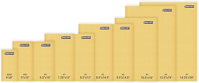 Kraft Bubble Mailers 100 Pack, 12.5 x 19 Inch Padded Shipping Envelopes, Yellow Mailing Envelopes for Documents & Packages, Durable & Lightweight, Made in USA