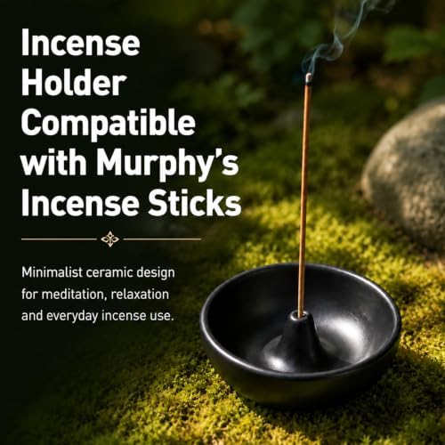 Compatible with Murphy's Incense Sticks Base, 3.15 in Ash Catcher Bowl - Image 5