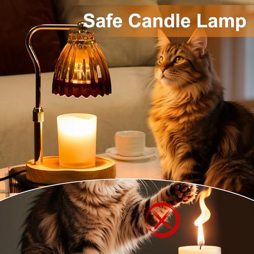 Candle Warmer Lamp with Timer Dimmable, Gold Gift Wax Warmer Lamps - Image 5