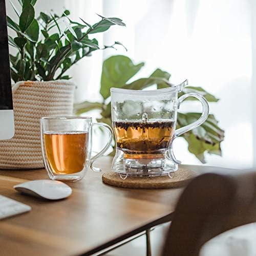 GROSCHE Aberdeen Smart Tea Maker BPA-Free Tea Infuser 34 oz + 16 oz Mug Set - Image 6