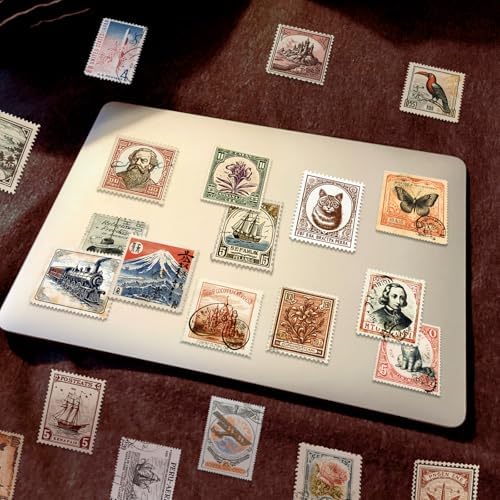 Vintage Scrapbook Stickers Set, Retro Stickers for Bullet Journal, Antique Looking Sticker for Junk Journal Collage Album (Memory Stamp 100pcs) - Image 3