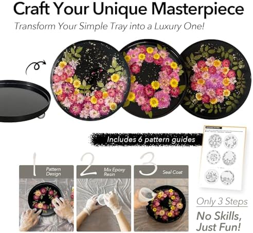 Auraeve All-in-One Resin Tray Craft Kit for Adults, Gift for Women - Image 2