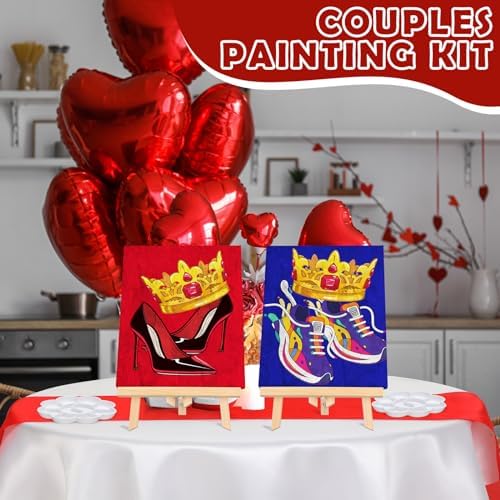 Zhanmai 2 Pack Sip and Paint Kit for Couples Date Night - Image 4
