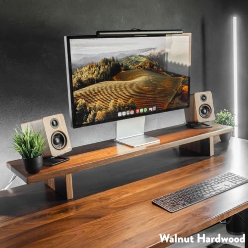 Desky Monitor Stand - Natural Walnut - Image 4