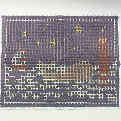 Howie's Latch Hook Kits for Adults, DIY Latch Hook Kit Rug Crochet Yarn, Color Preprinted Pattern Embroidery Decoration(Whale, 19.69 x 14.96 inch) - Image 3