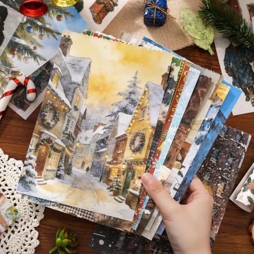 Christmas Stickers Book for Journal Supplies,500+ Vintage Scrapbook Sticker - Image 4
