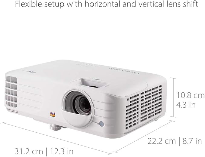 ViewSonic PX701-4K UHD 4K Projector with 3200 Lumens, 240Hz, 4.2ms, HDR, Auto Keystone, Dual HDMI for Home Theater
