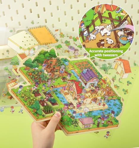 4 Sets DIY 3D House Stickers, Large Size Fun DIY Stickers Scene - Image 5