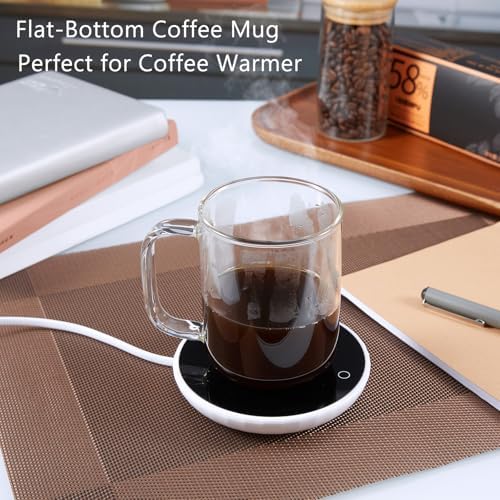 Glass Coffee Mugs, 12 oz iced coffee cups, Clear Tea Cups Set of 2, Glass Mugs with Handles, Glass Cups for Latte, Cappuccino, and Tea - Image 2