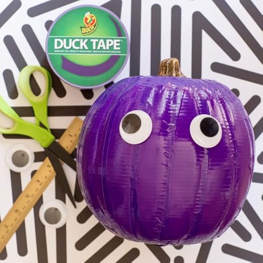 Duck Brand 283138 Color Duct Tape, Purple, 1.88 Inches x 20 Yards Each Roll, 3 Rolls