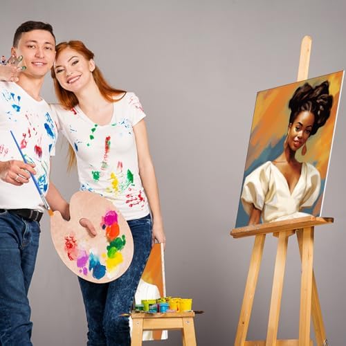 Zhanmai 20 Set Pre Drawn Canvas Painting Kit, Sweet Couples - Image 6