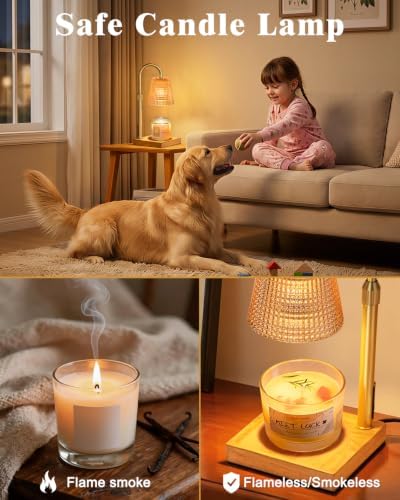 Amber Candle Warmer Lamp with Timer, House Warming Gifts New Home Decor - Image 4