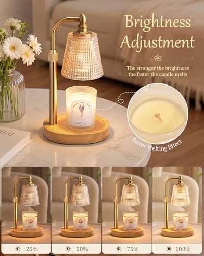 Candle Warmer Lamp with Timer,Birthday Gifts for Women Mom Home Decor - Image 2